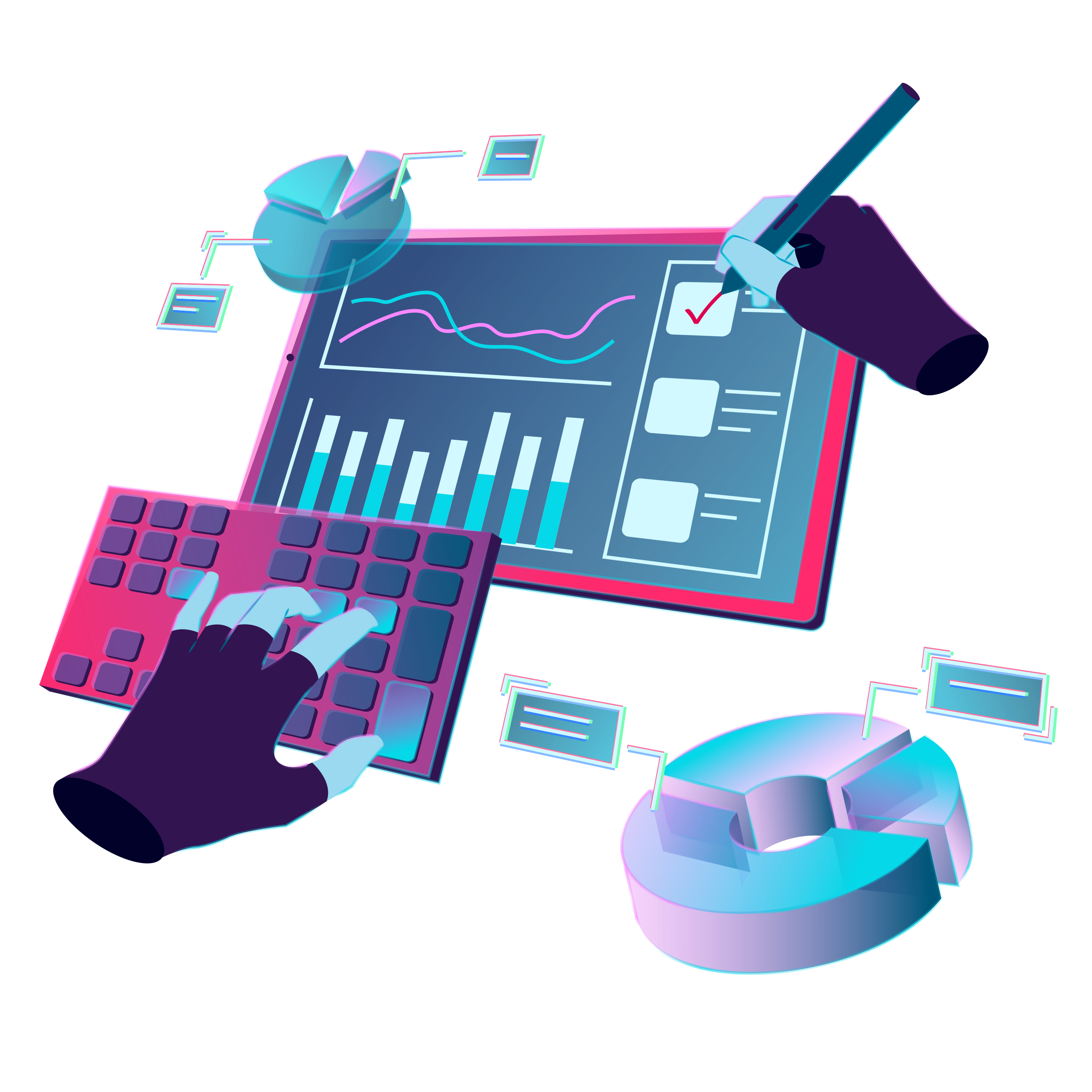 Customer-facing analytics dashboard preview